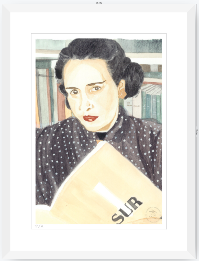 Victoria Ocampo - 33 x 48 cm