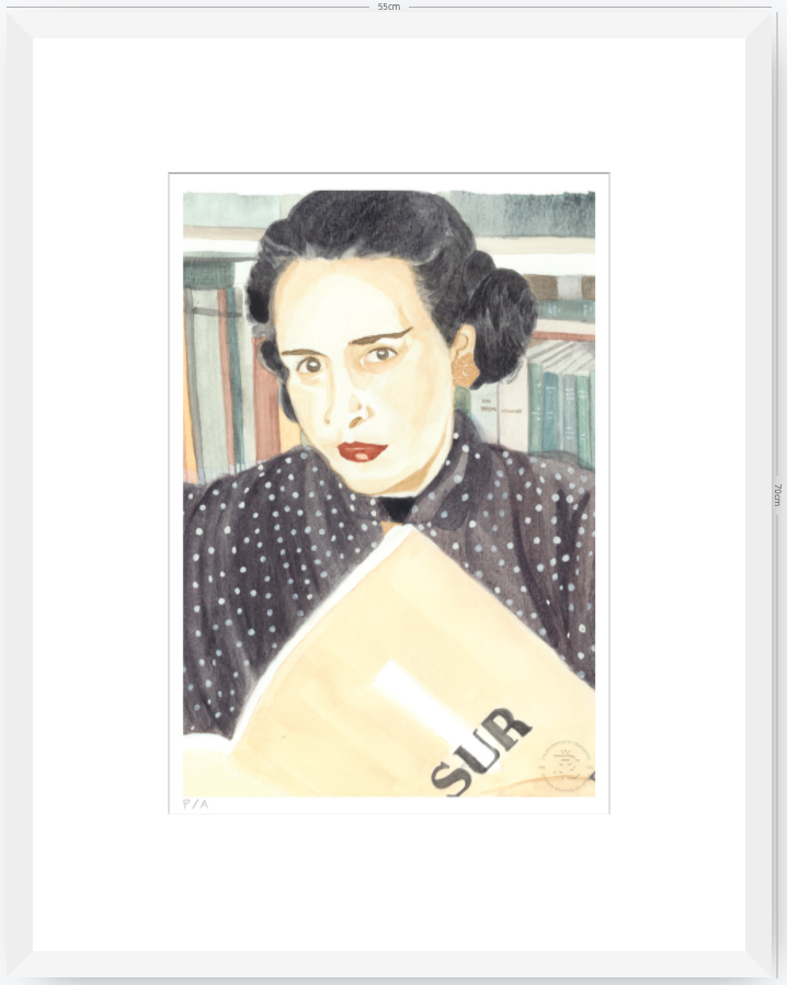 Victoria Ocampo - 33 x 48 cm