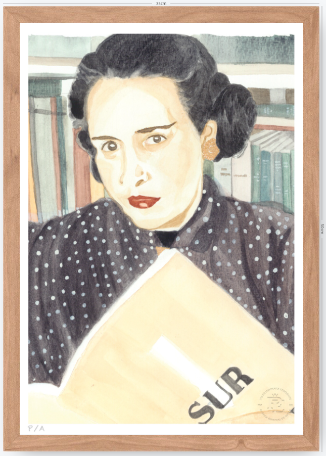 Victoria Ocampo - 33 x 48 cm
