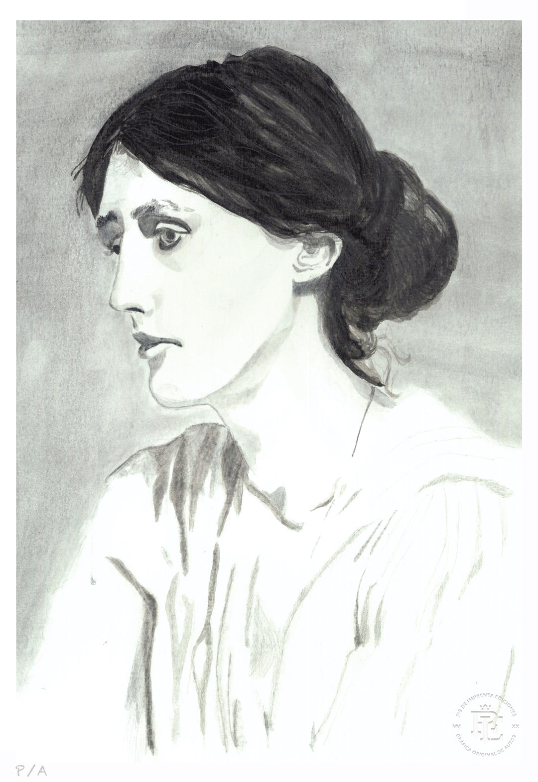 Virginia Woolf - 33 x 48 cm