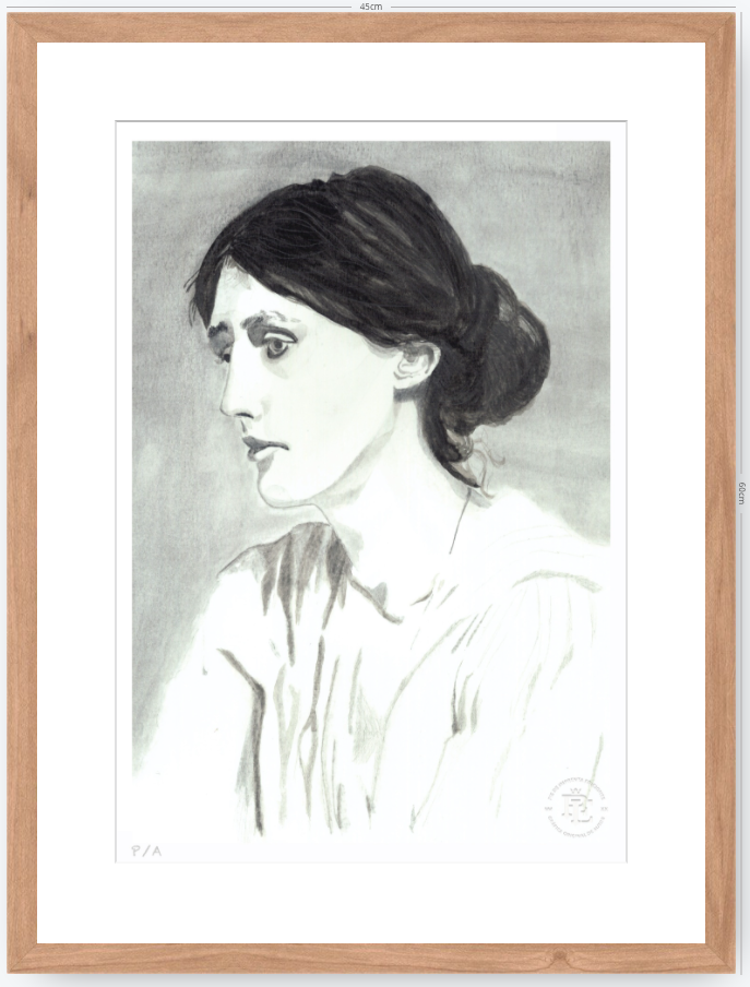 Virginia Woolf - 33 x 48 cm