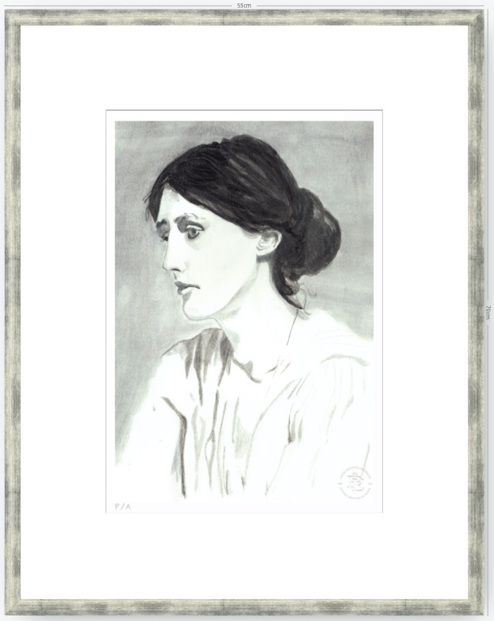 Virginia Woolf - 33 x 48 cm