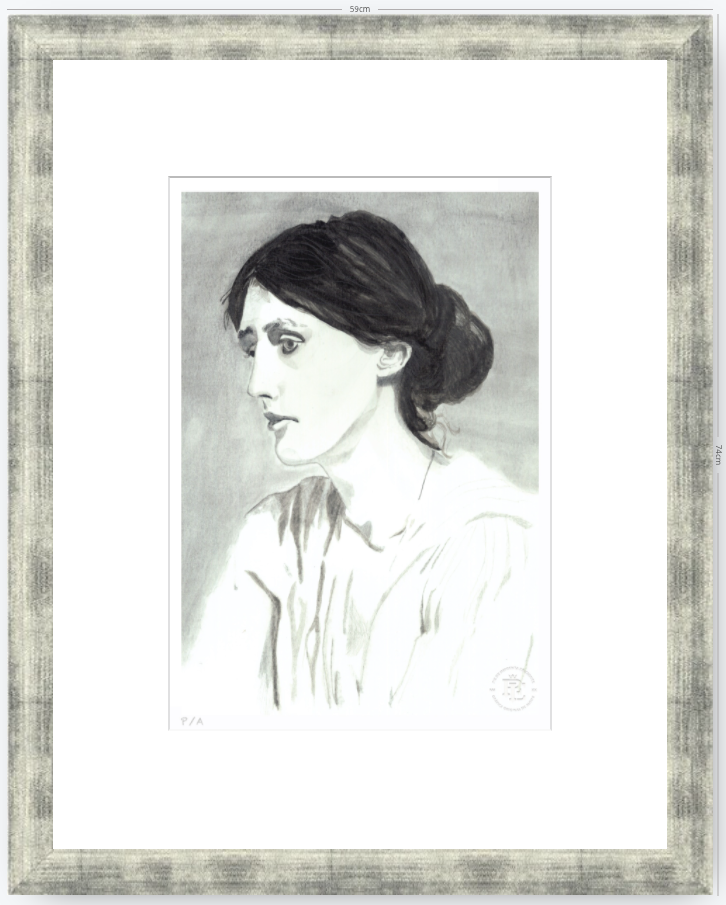 Virginia Woolf - 33 x 48 cm