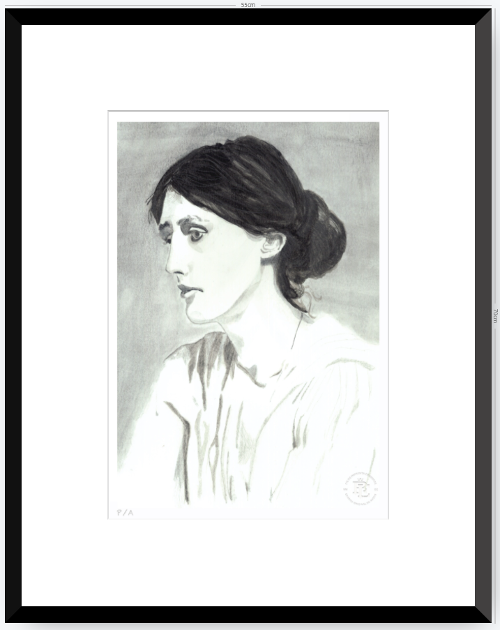 Virginia Woolf - 33 x 48 cm