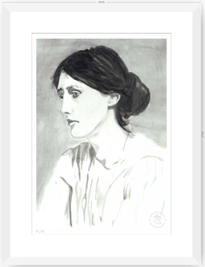 Virginia Woolf - 33 x 48 cm