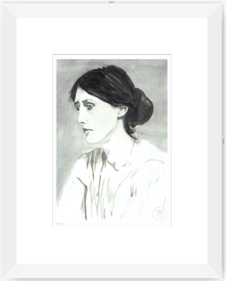 Virginia Woolf - 33 x 48 cm