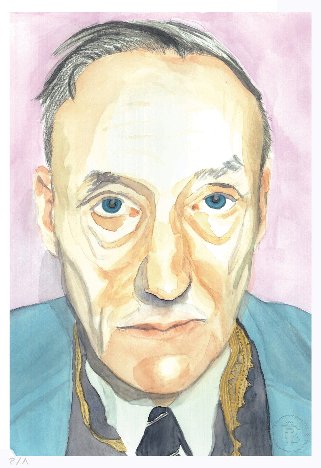 William Burroughs - 33 x 48 cm