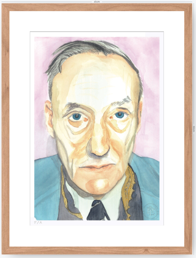 William Burroughs - 33 x 48 cm