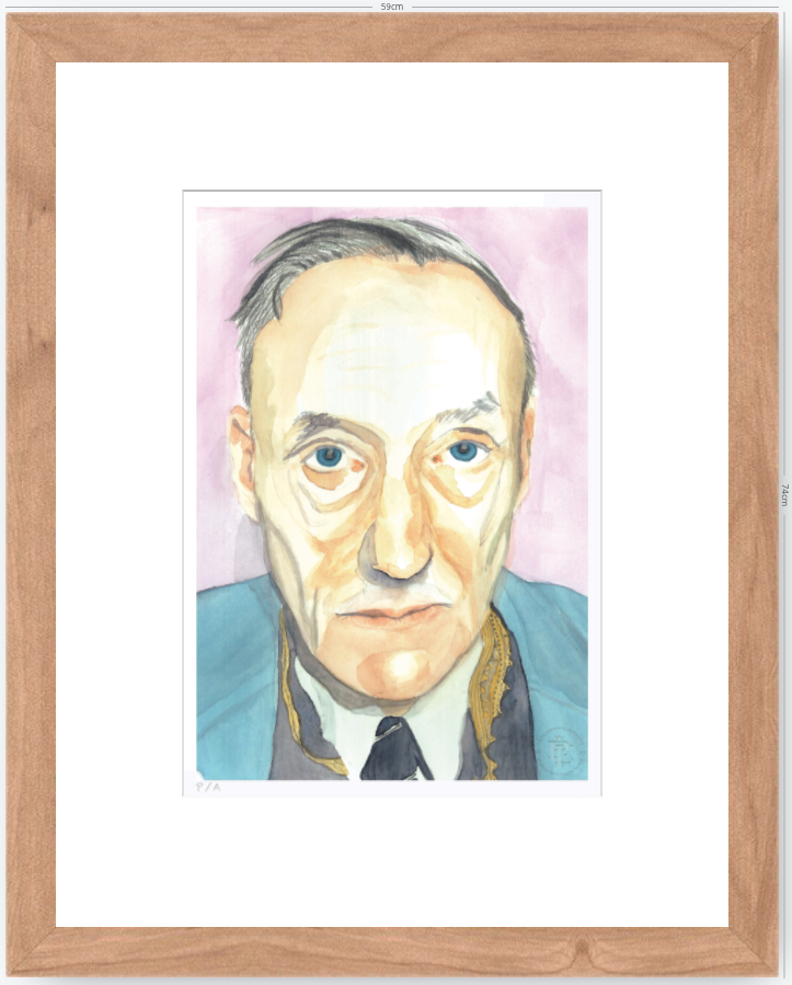 William Burroughs - 33 x 48 cm