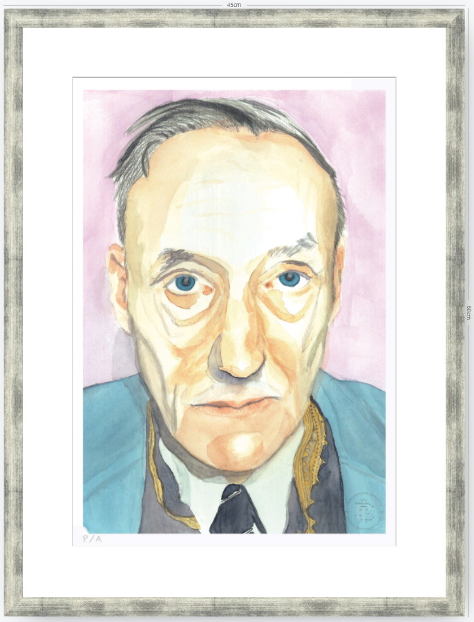William Burroughs - 33 x 48 cm