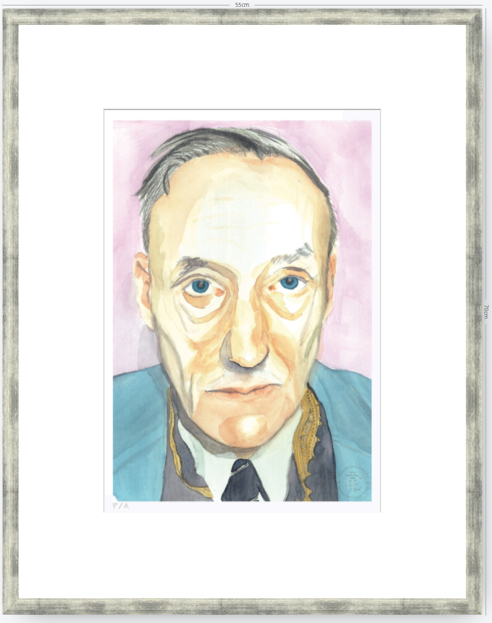 William Burroughs - 33 x 48 cm