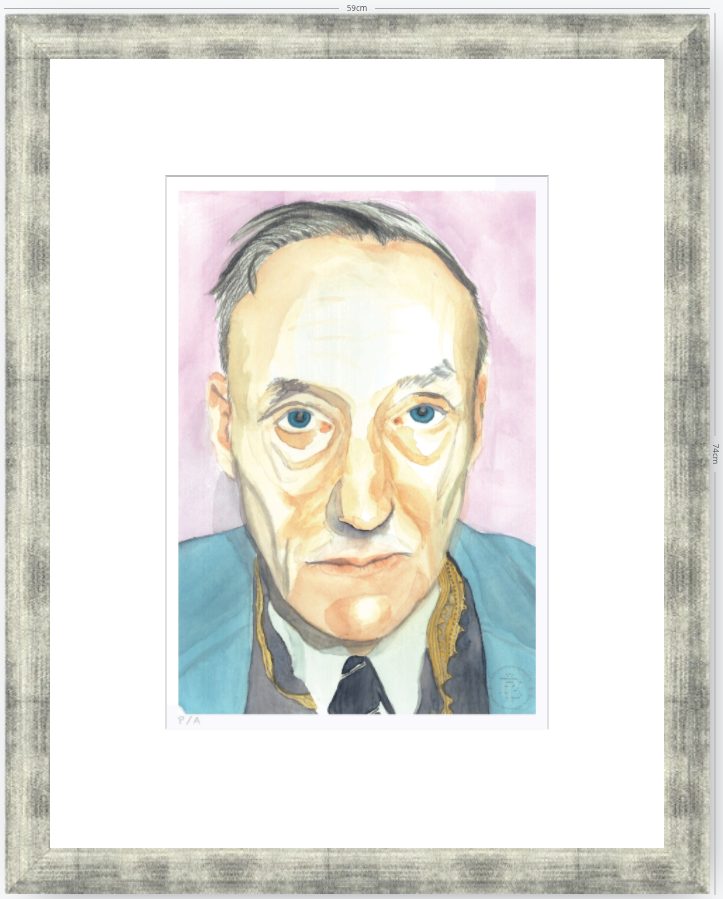 William Burroughs - 33 x 48 cm