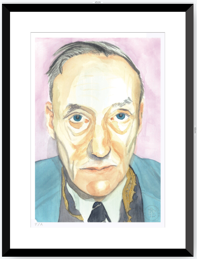William Burroughs - 33 x 48 cm