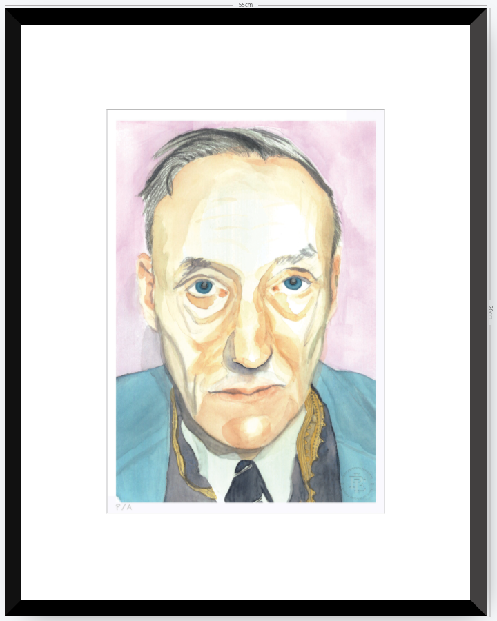 William Burroughs - 33 x 48 cm