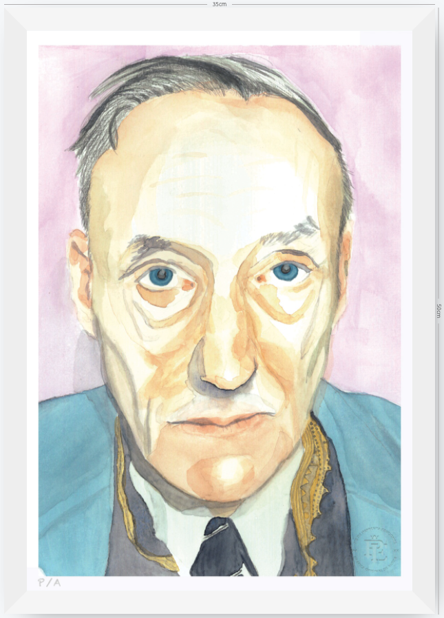 William Burroughs - 33 x 48 cm