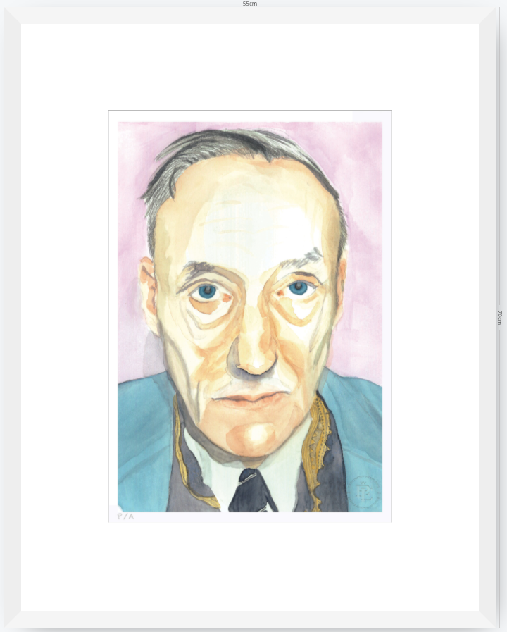 William Burroughs - 33 x 48 cm