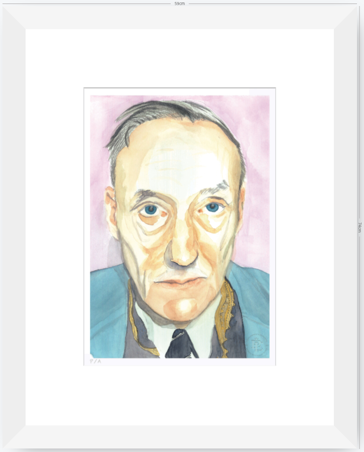 William Burroughs - 33 x 48 cm
