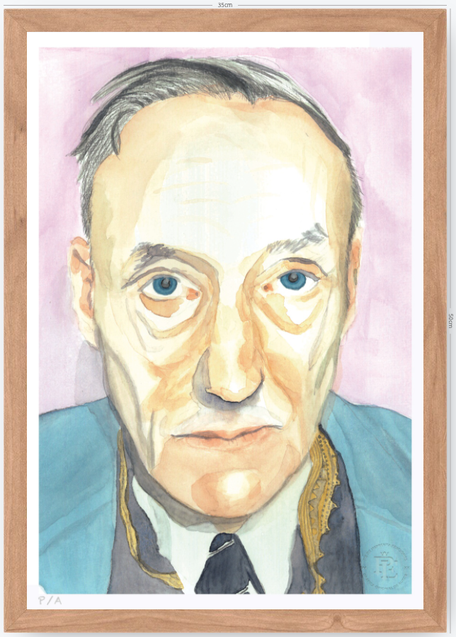 William Burroughs - 33 x 48 cm