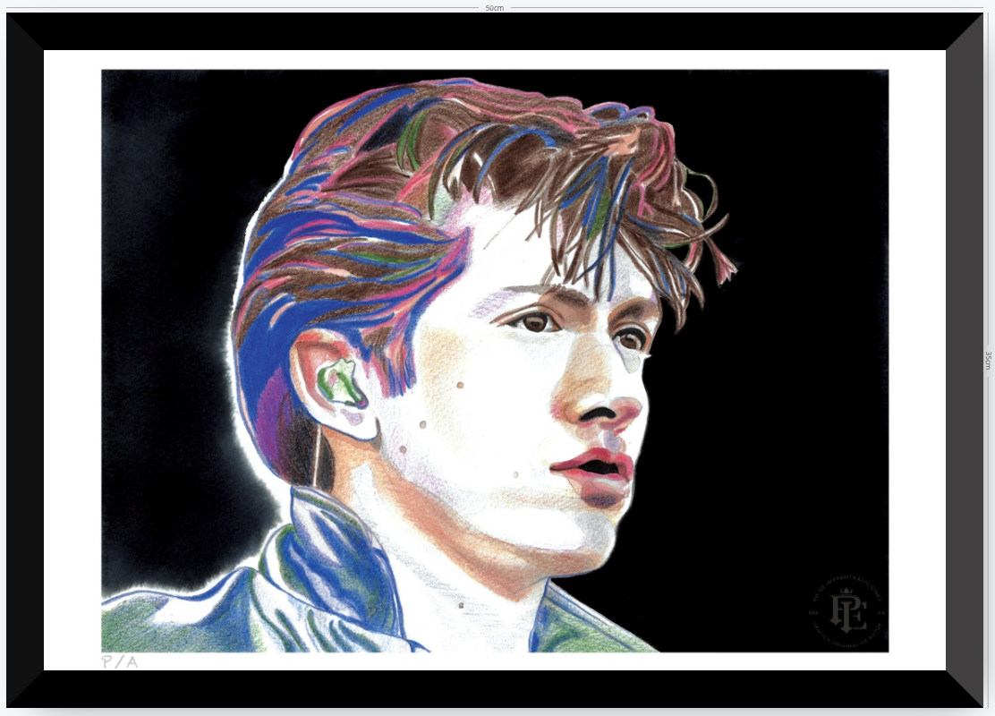 Alex Turner - 48 x 33 cm