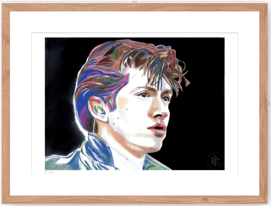 Alex Turner - 48 x 33 cm