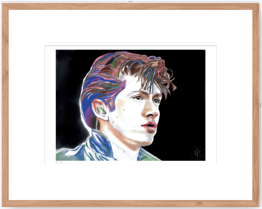 Alex Turner - 48 x 33 cm