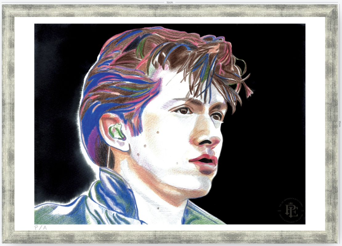 Alex Turner - 48 x 33 cm
