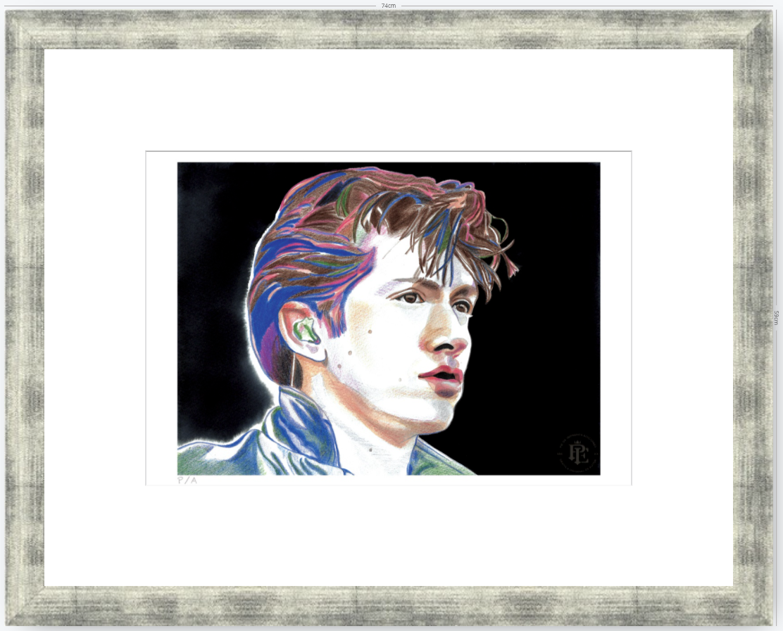 Alex Turner - 48 x 33 cm