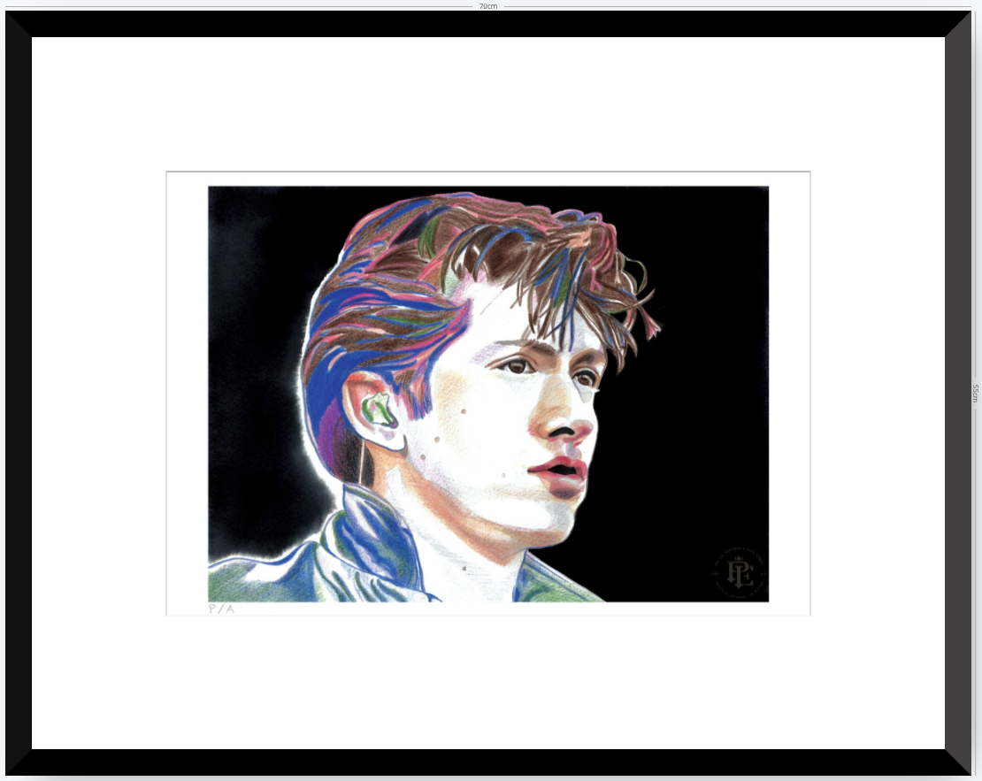 Alex Turner - 48 x 33 cm