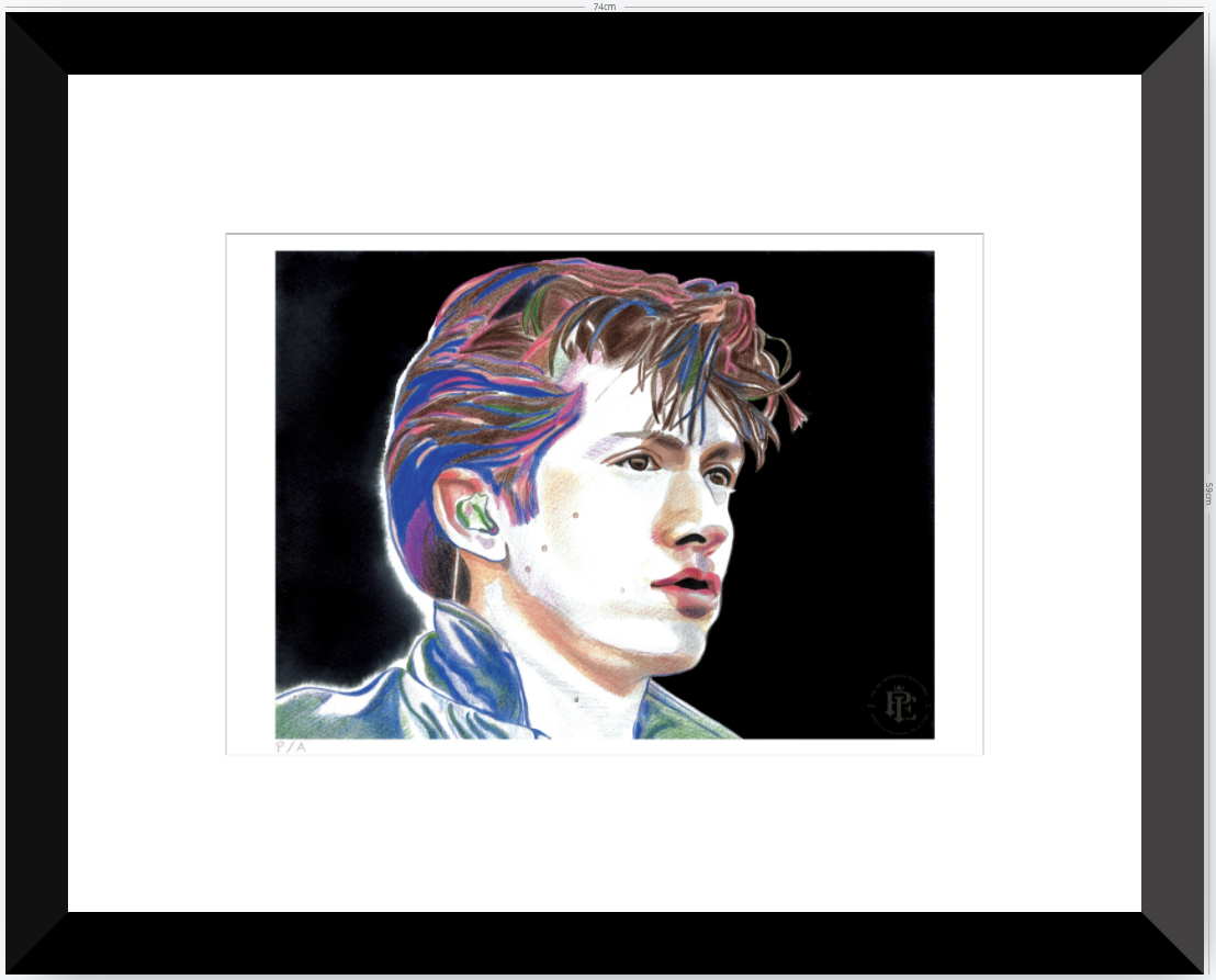 Alex Turner - 48 x 33 cm