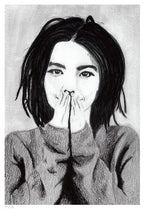 Bjork - 33 x 48 cm