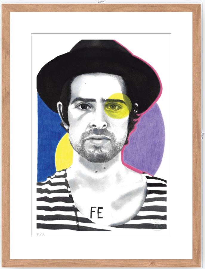 Devendra Banhart- 33 x 48 cm