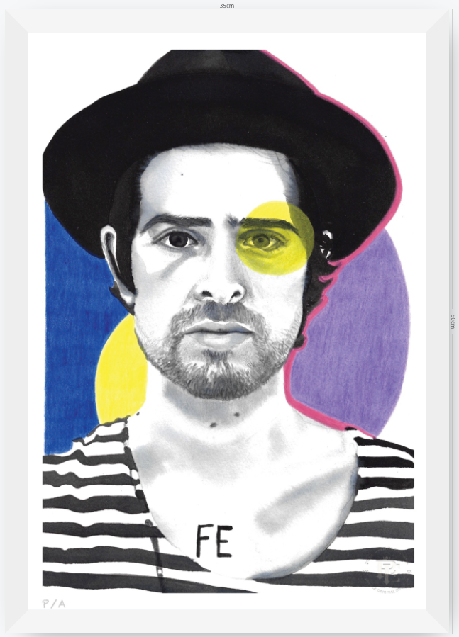 Devendra Banhart- 33 x 48 cm