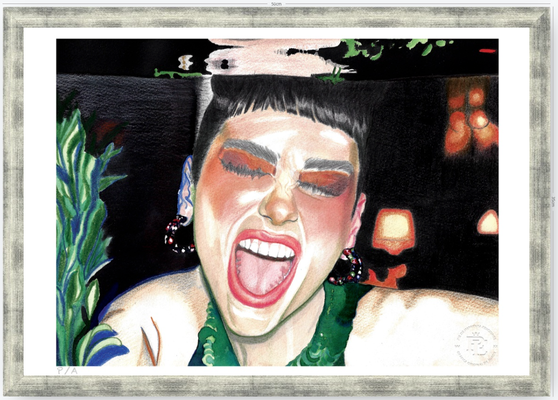 Dua Lipa - 48 x 33 cm