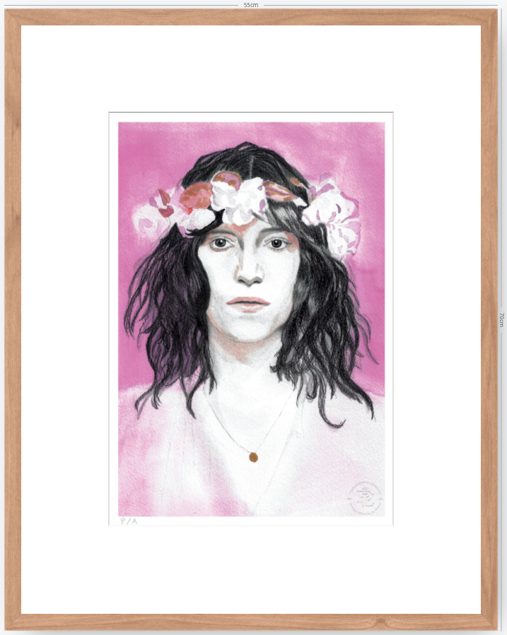 Patti Smith - 33 x 48 cm