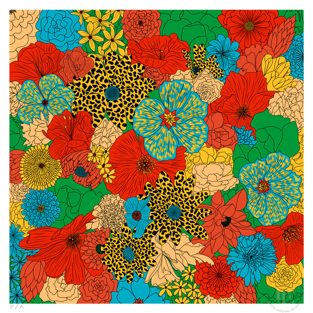 Safari III - 33 x 33 cm