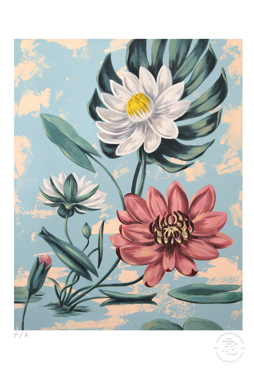 Lotus I - 33 x 48 cm