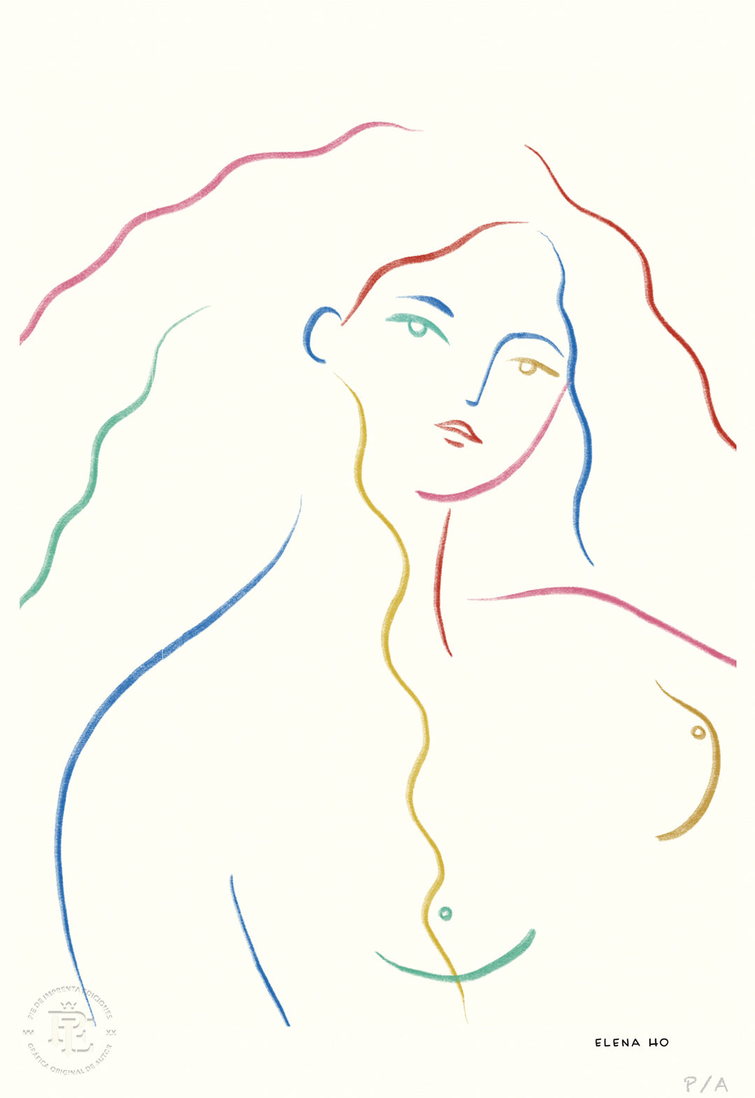Mujer - 33 x 48 cm