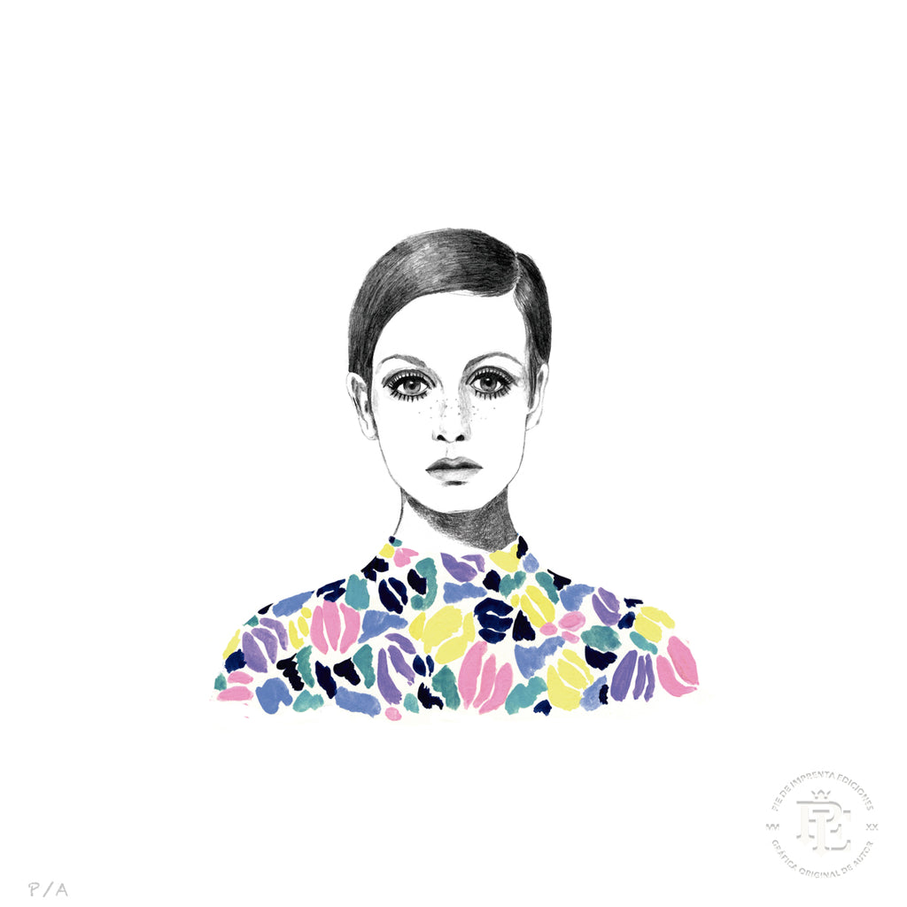 Twiggy - 33 x 33 cm
