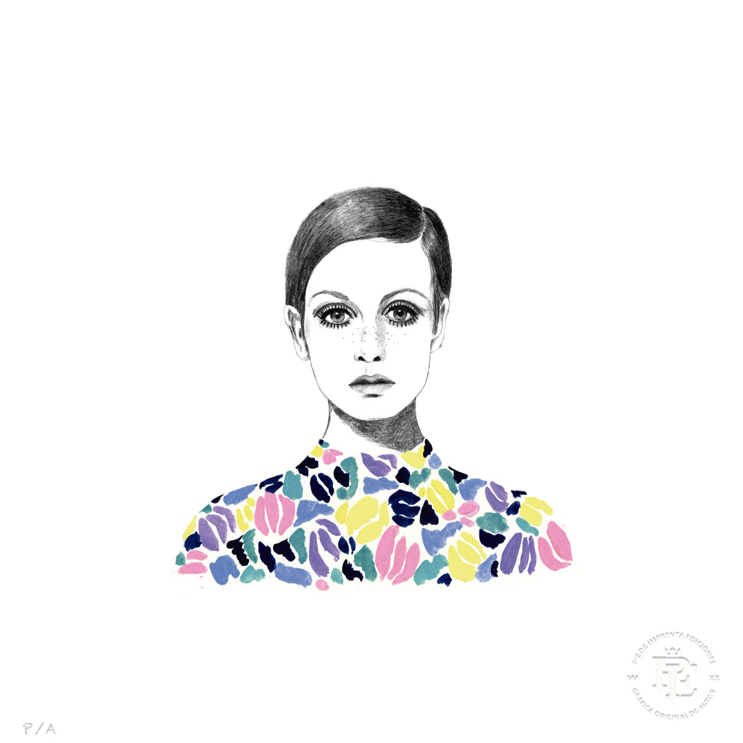 Twiggy - 33 x 33 cm