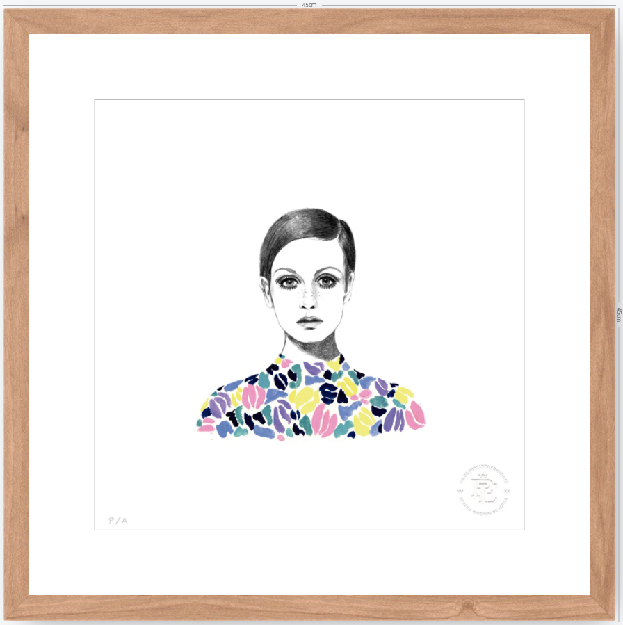 Twiggy - 33 x 33 cm