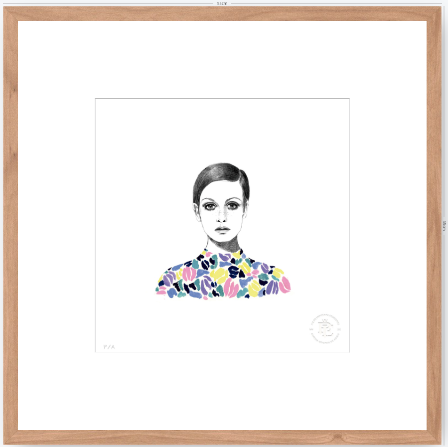 Twiggy - 33 x 33 cm