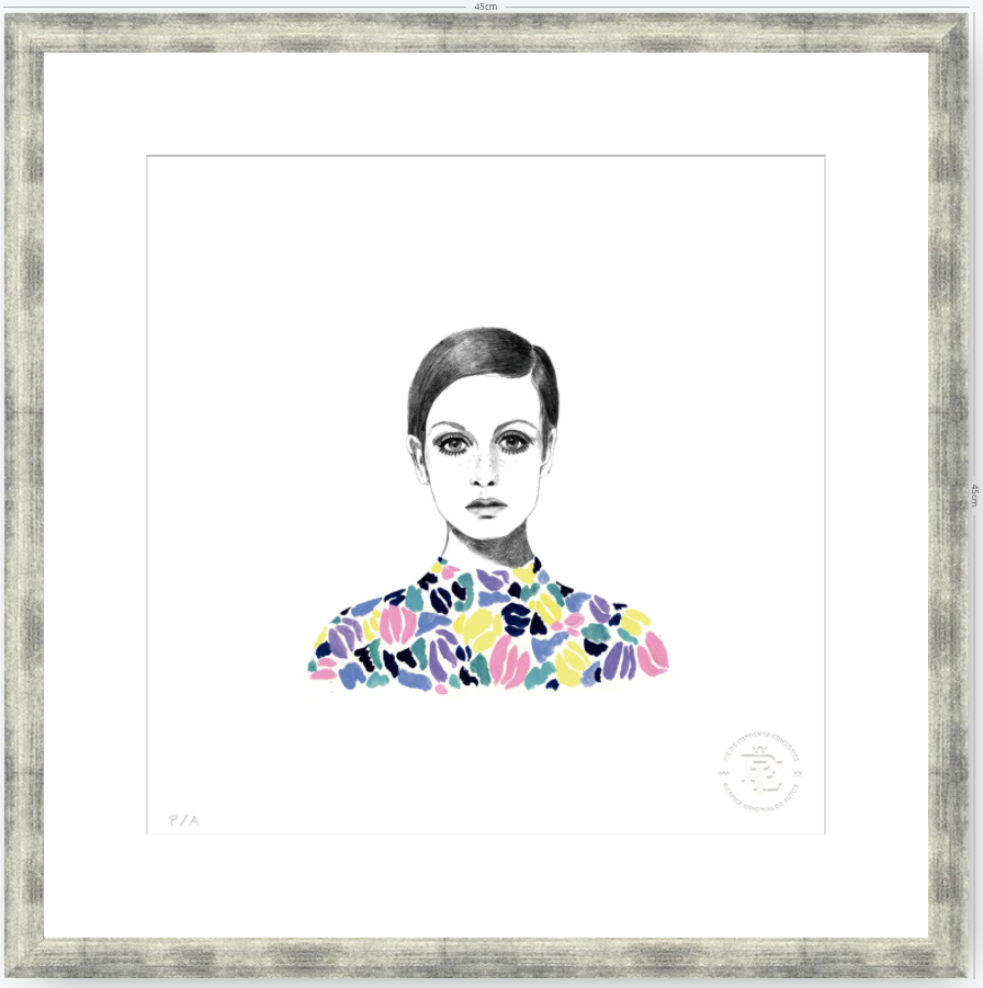 Twiggy - 33 x 33 cm