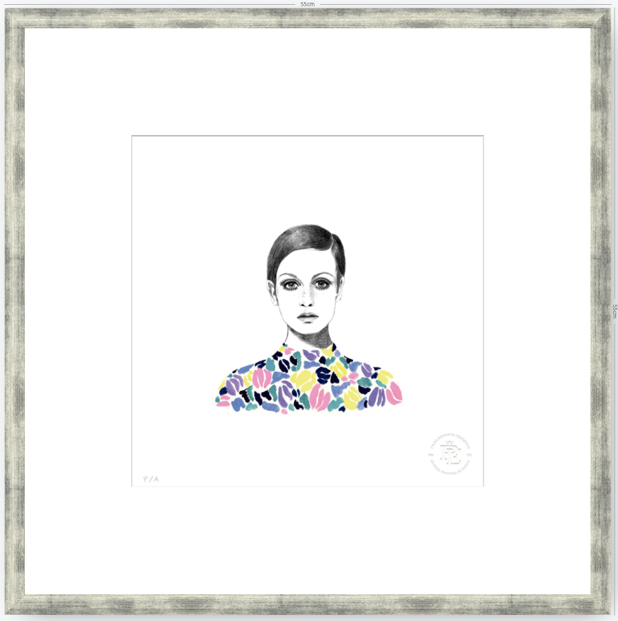 Twiggy - 33 x 33 cm