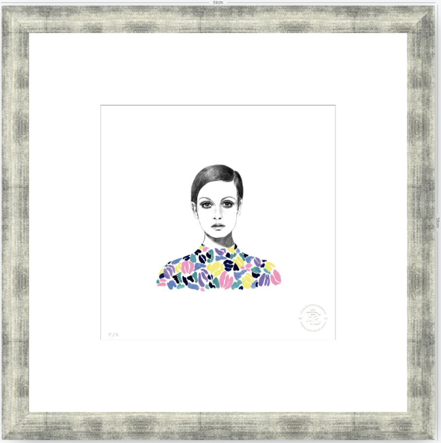 Twiggy - 33 x 33 cm
