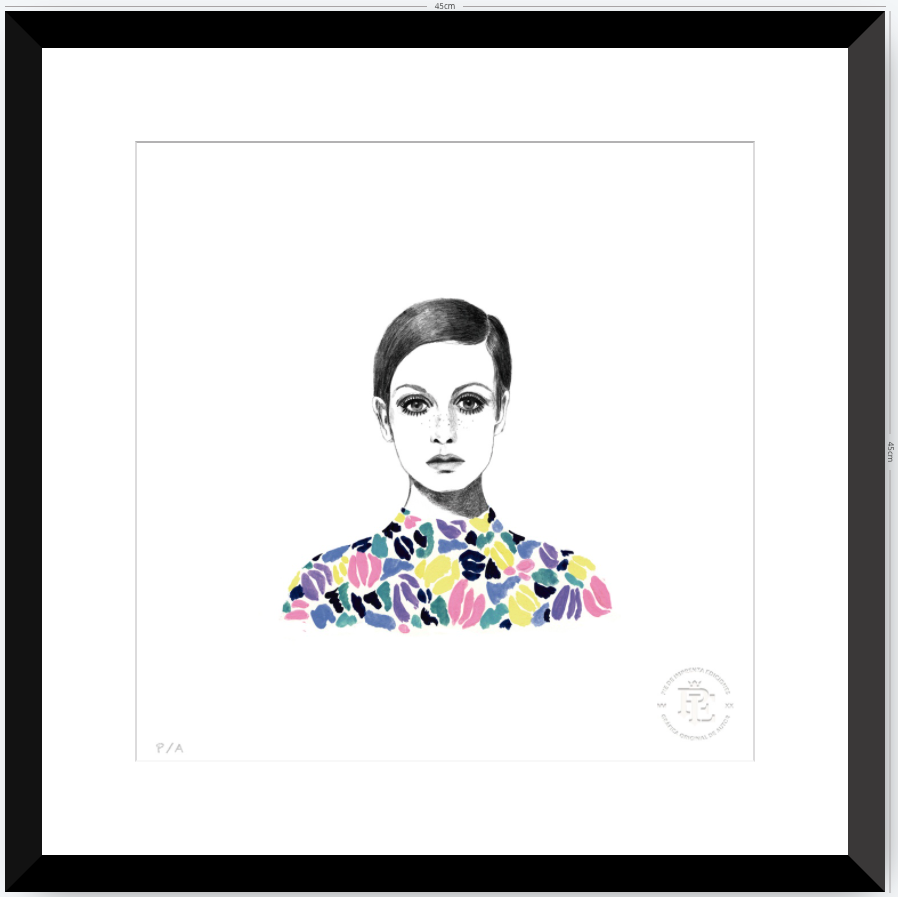 Twiggy - 33 x 33 cm