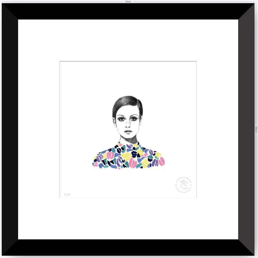 Twiggy - 33 x 33 cm