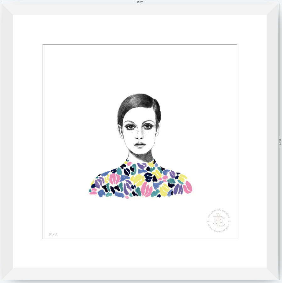 Twiggy - 33 x 33 cm