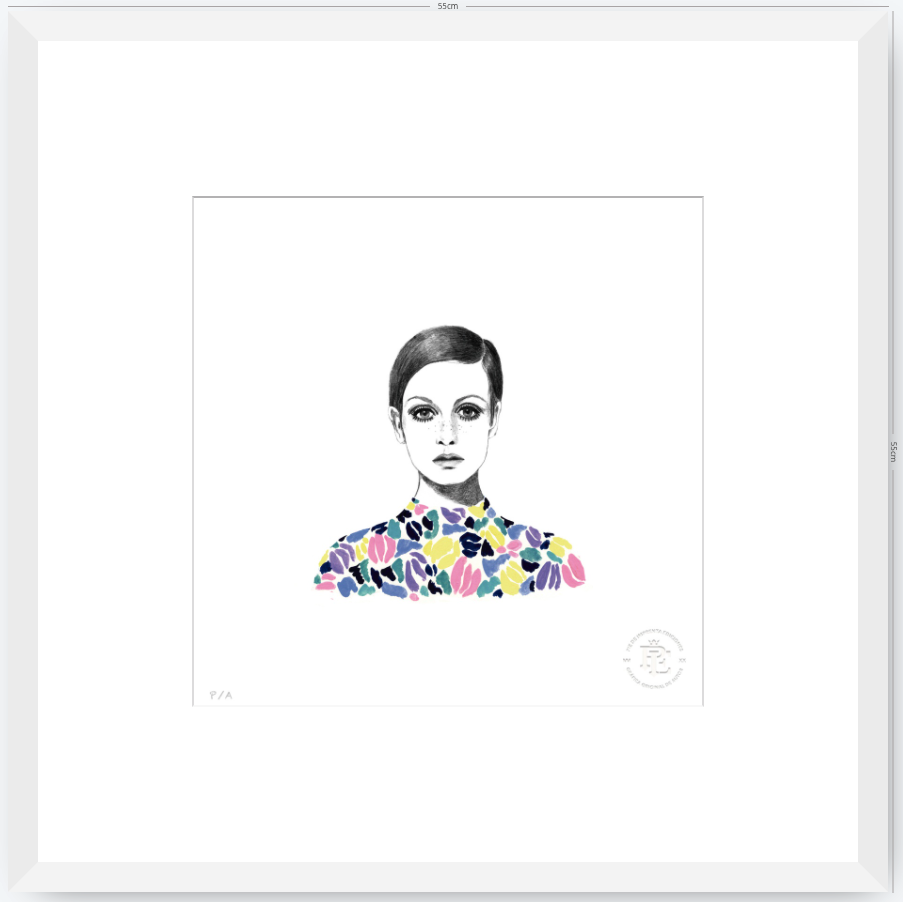 Twiggy - 33 x 33 cm