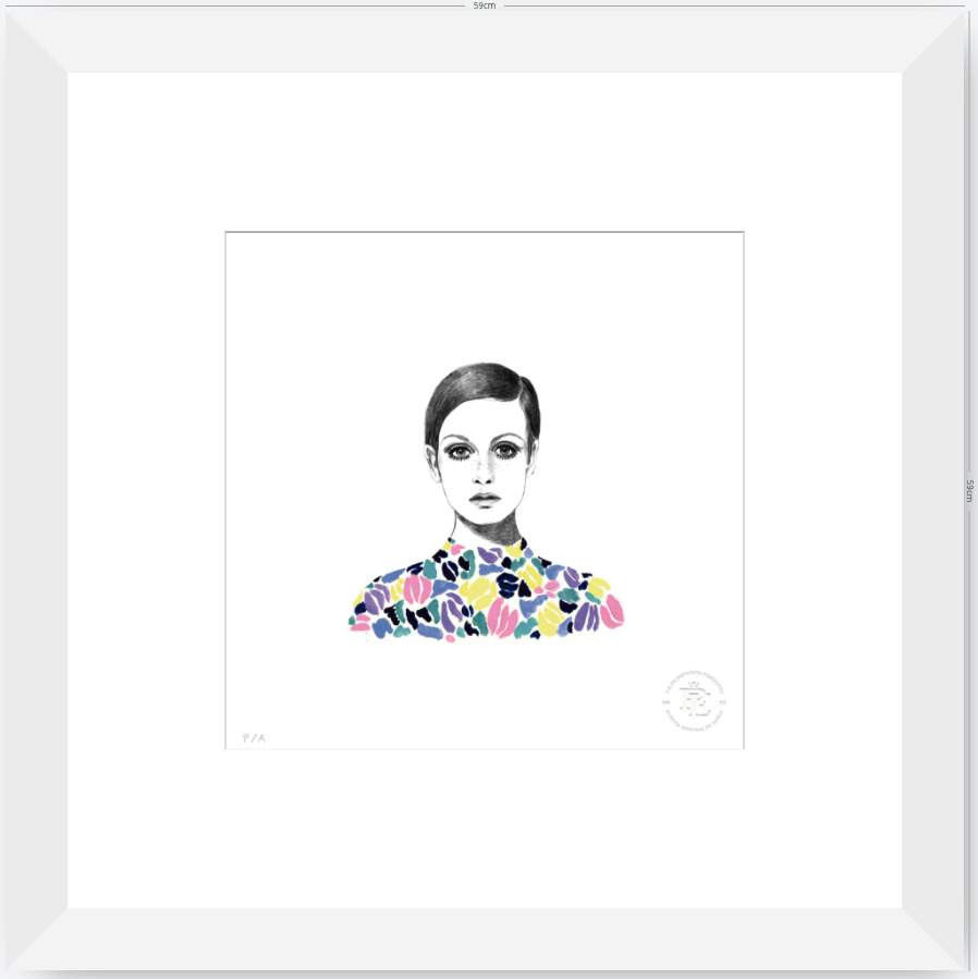 Twiggy - 33 x 33 cm