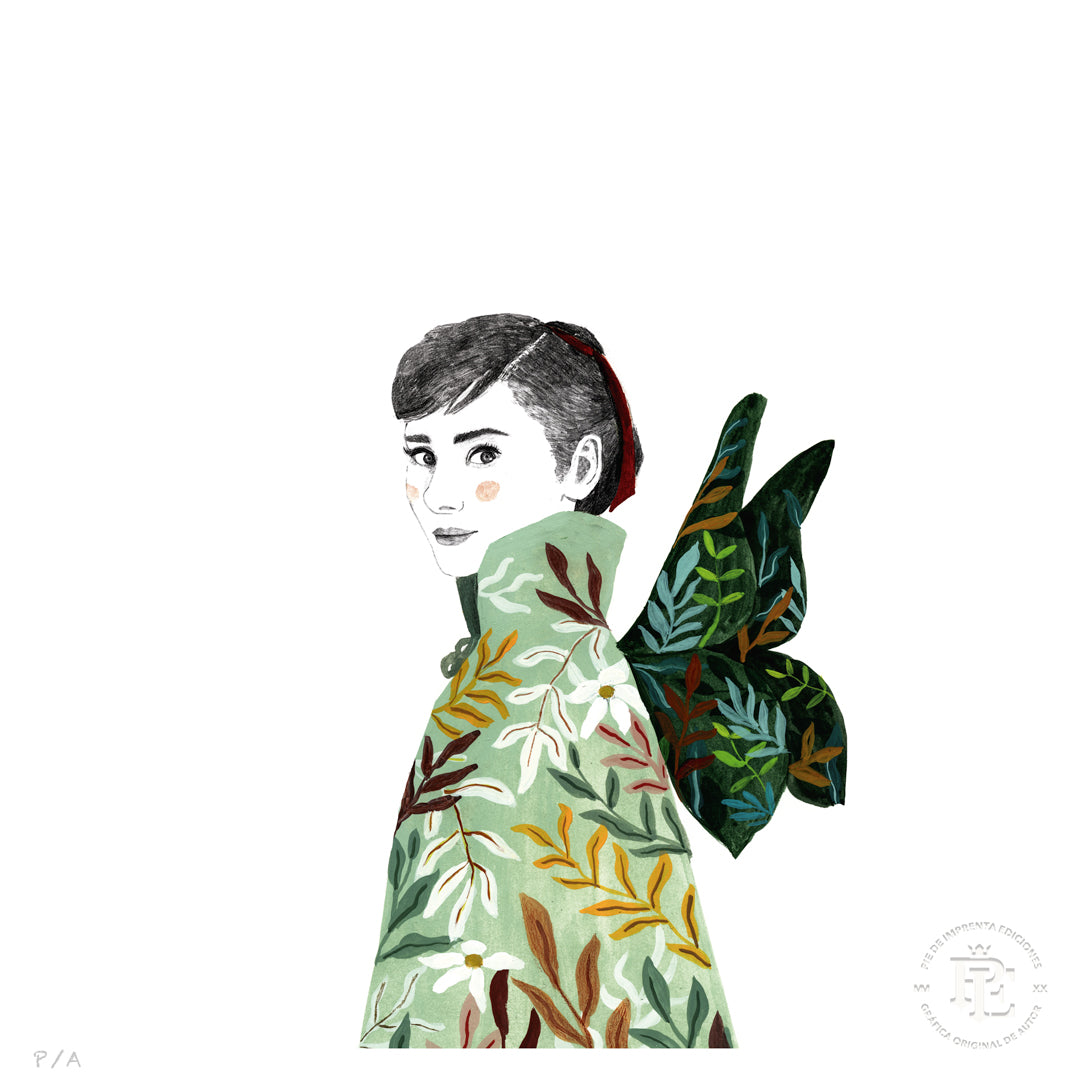Audrey Hepburn - 33 x 33 cm